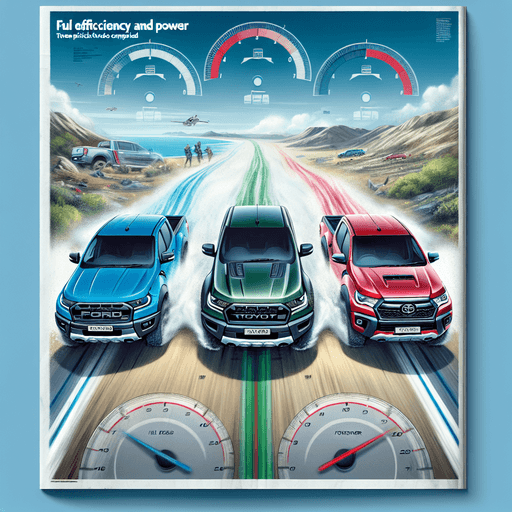 Fuel Efficiency and Power: Ford Ranger Raptor, Toyota Hilux GR, and Fortuner Compared