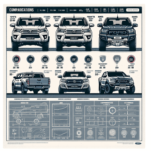 Perbandingan Spesifikasi: Toyota Hilux GR, Fortuner, dan Ford Ranger Raptor